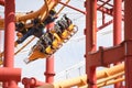 The big amusement park `Prater` in Vienna, Austria, Europe Royalty Free Stock Photo